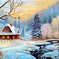 Схема вышивки «зимушка»