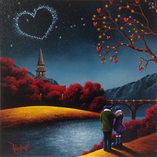 Схема вышивки «я подарю тебе звёды»