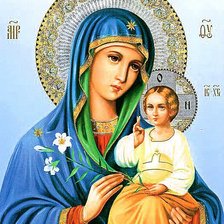 Схема вышивки «Неувядаемый цвет икона»