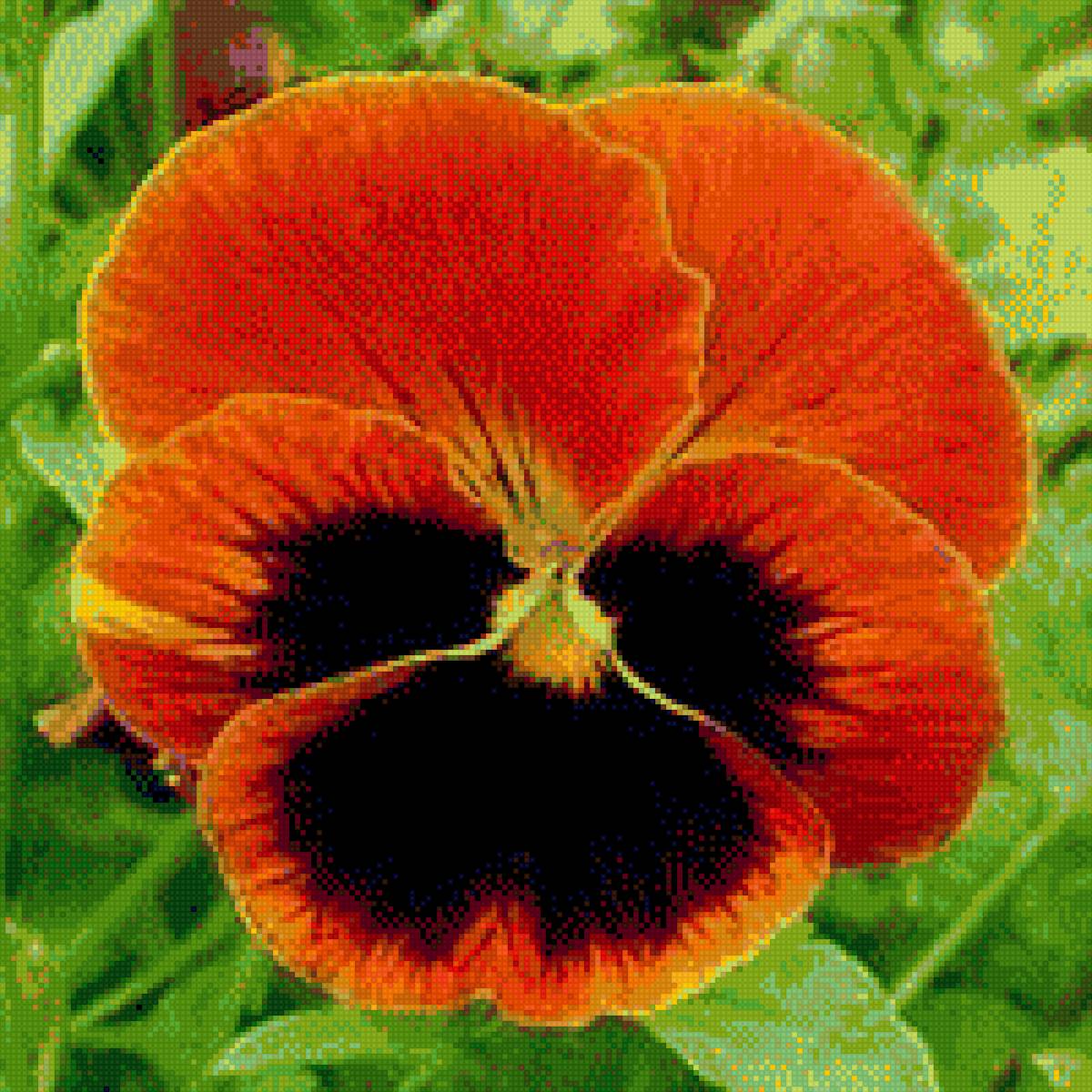 Подушечка - анютины глазки - предпросмотр