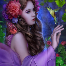 Схема вышивки «фея»