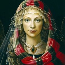 Схема вышивки «женский образ»