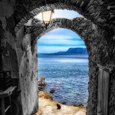 Схема вышивки «Море»