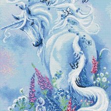 Схема вышивки «Единорог.»