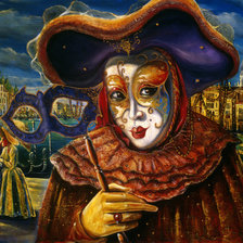 Схема вышивки «Венеция, карнавал4»