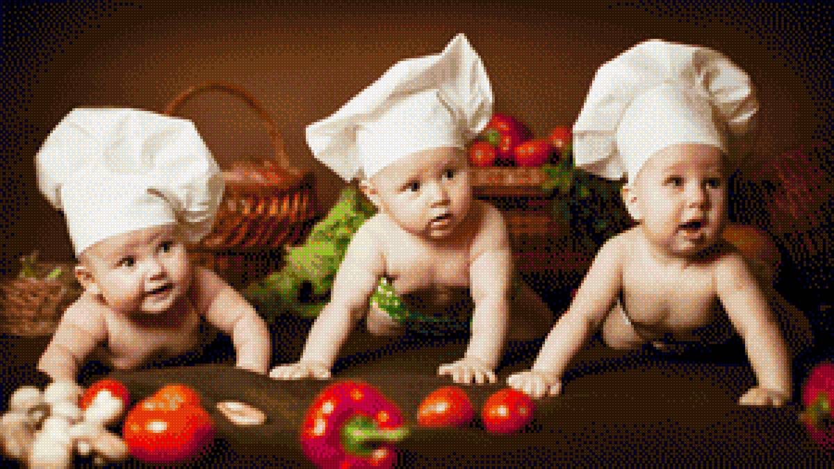 Поворяшки - дети, кухня - предпросмотр