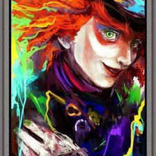 Схема вышивки «клоун»