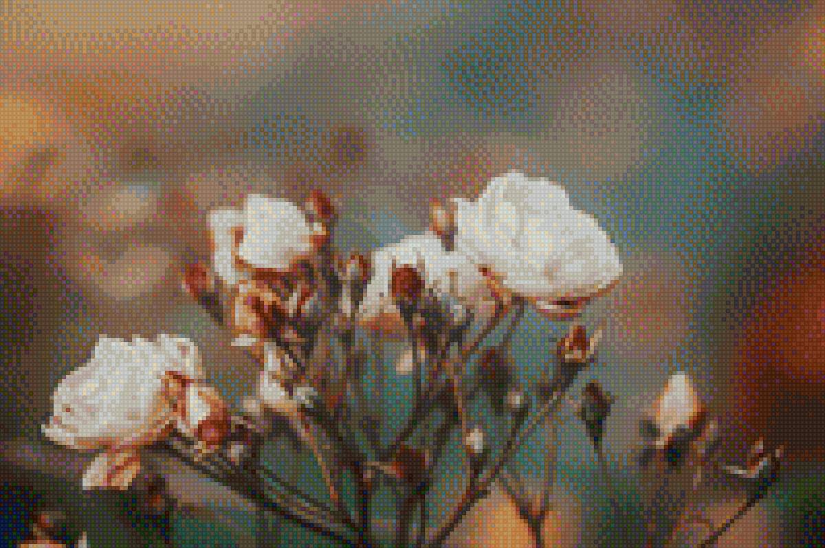 Розы - цветы розы винтаж - предпросмотр