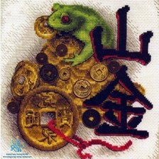 Схема вышивки «Жаба денежная. измененая»