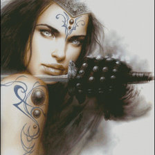 Схема вышивки «борис валеджо»