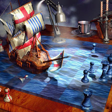 Схема вышивки «ШАХМАТЫ»