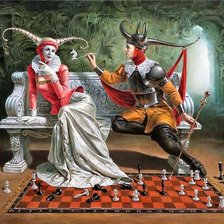 Схема вышивки «ШАХМАТЫ»