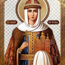 Схема вышивки «равноапостольная княгиня Ольга»