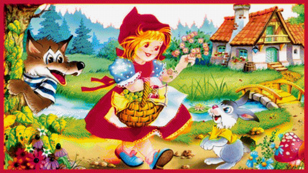 красная шапочка - мультики, девочка - предпросмотр