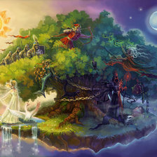 Схема вышивки «Лукоморье»