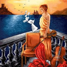 Схема вышивки «music»