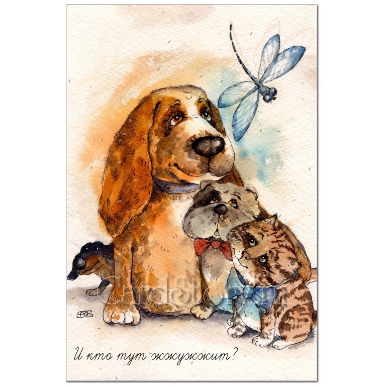 Кто это?.. - вышивка крестом - оригинал