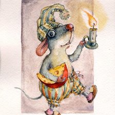 Схема вышивки «воришка»