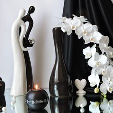 Схема вышивки «черно-белое»