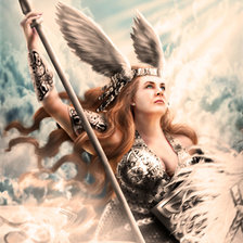 Схема вышивки «валькирия»