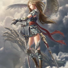 Схема вышивки «валькирия»