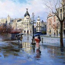 Схема вышивки «пейзаж»