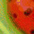 Предпросмотр схемы вышивки «Божья коровка на листке» (№1438342)