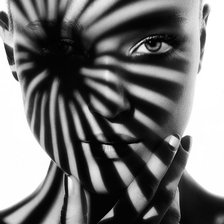 Схема вышивки «Рисунок тенью»