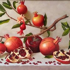 Схема вышивки «Гранат»