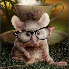 Схема вышивки «Мышка»