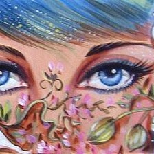 Схема вышивки «взгляд»