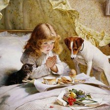 Схема вышивки «утренняя молитва»