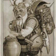 Схема вышивки «Домовой»