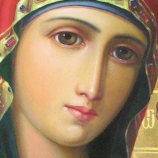 Схема вышивки «Богородица»