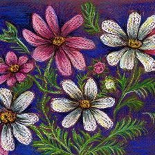 Схема вышивки «Космея.(для подушки)»