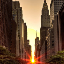 Схема вышивки «Утро в Нью йорке»