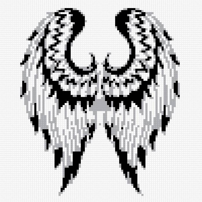 крылья 9 - крылья ангел тату - предпросмотр