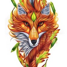 Схема вышивки «Лиса-краса»