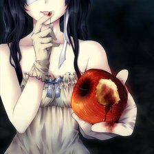 Схема вышивки «Яблоко Белоснежки»