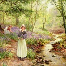 Схема вышивки «wiosna»