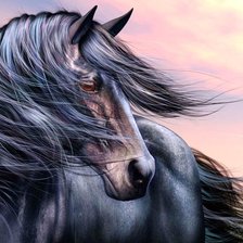 Схема вышивки «конь»