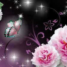 Схема вышивки «цветочки»