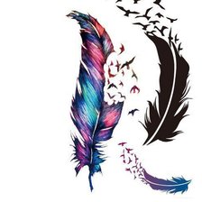 Схема вышивки «перо»