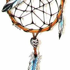 Схема вышивки «ловец снов»