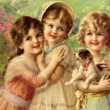 Схема вышивки «Дети»