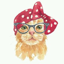 Схема вышивки «Рыжая»