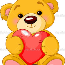 Схема вышивки «Мишка»