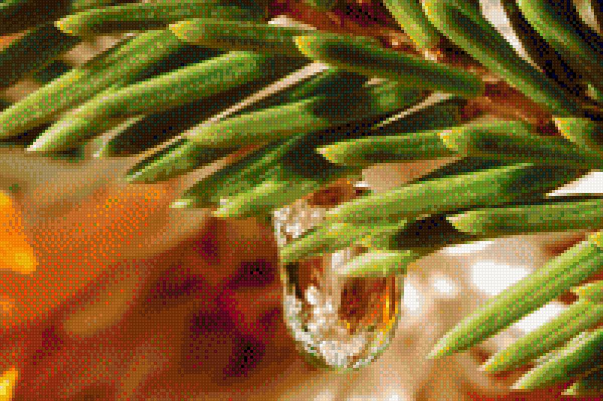 роса - роса, ветка ели - предпросмотр