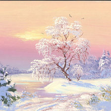 Схема вышивки «Морозное утро»