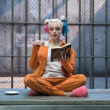 Схема вышивки «Харли Квинн»